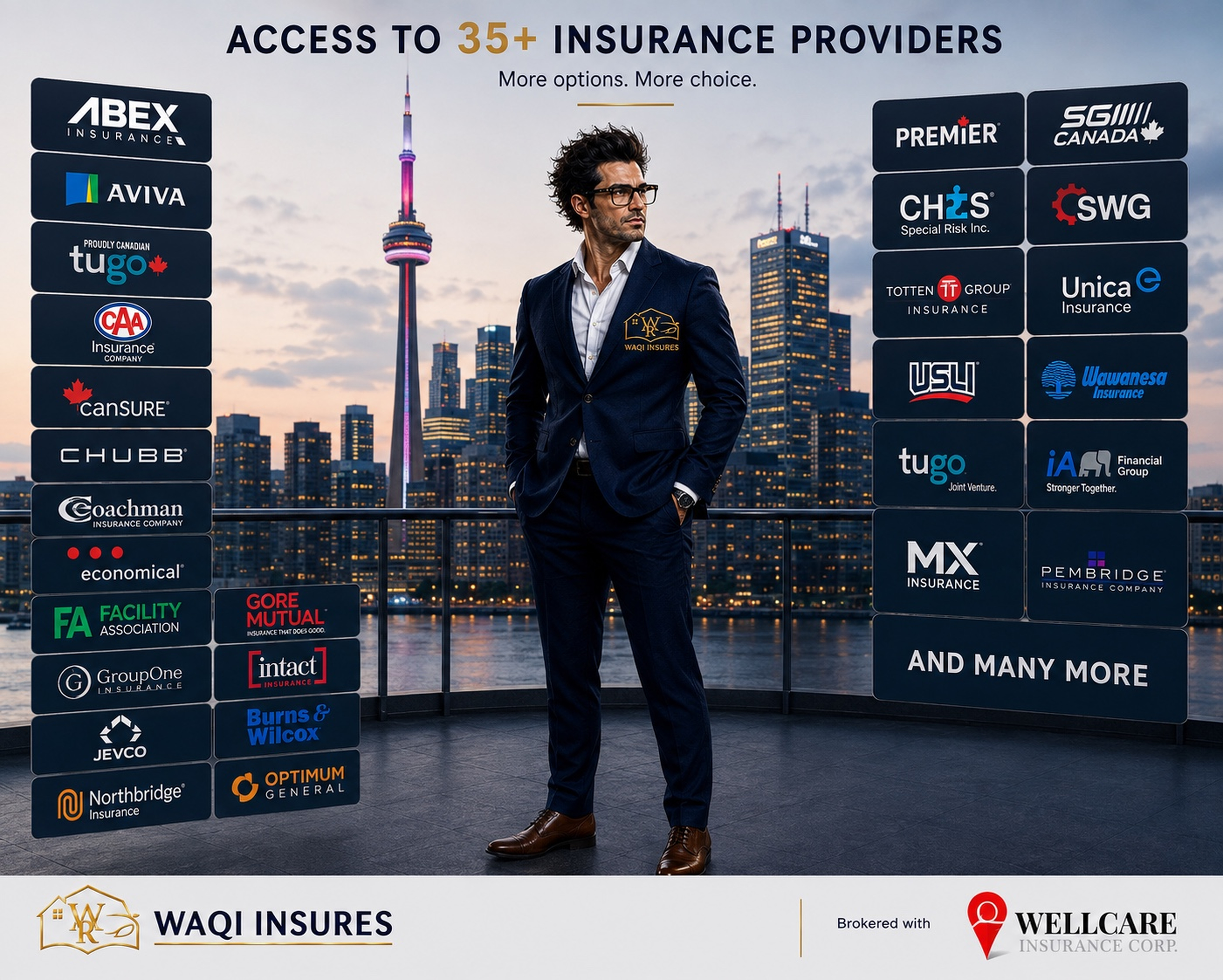 Waqi Insures insurance provider partners